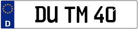 Truck License Plate